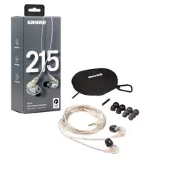SE215-CL Shure Audífonos Sound Isolating con cable removible de 3.5 mm - Acabado transparente, Potente sonido y aislamiento de ruido - buy online