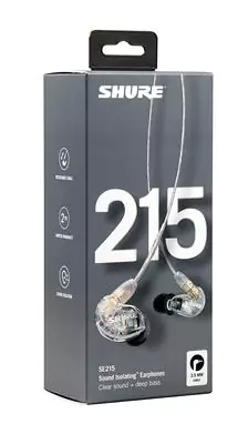 SE215-CL Shure Audífonos Sound Isolating con cable removible de 3.5 mm - Acabado transparente, Potente sonido y aislamiento de ruido on internet