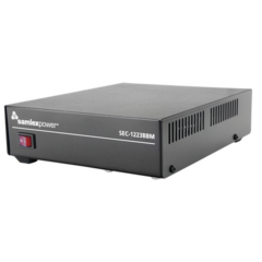 SAMLEX Fuente de poder 13.8V, 19A, conmutada con circuito cargador de baterías. MOD: SEC-1223BBM