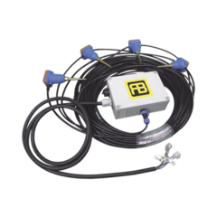 RBTEC SEISMO/Sistema de Seguridad Perimetral/ Instalación SUBTERRANEA/ 4 Detectores y hasta 40 metros de protección/ Salida de contacto seco / Caja IP67 / Incluye Software de Calibración / Integrable a un sistema de alarma MOD: SEISMODRC4