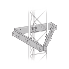 SYSCOM TOWERS Estabilizadores para torres para tramos STZ-60G, galvanizado por inmersión en caliente. SEST-60G