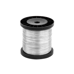 SFIRE Bobina de 500 Metros / Cable de Aluminio Reforzado / 16 AWG / Para Intemperie / Ideal para Cercas Electrificadas. MOD: SF16AWG500