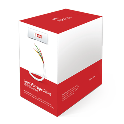SFIRE Cable de Cobre Industrial / 4 Conductores Calibre 22 / Color Blanco / Bobina de 152.5 Metros ( 500 ft ) MOD: SF2204/500