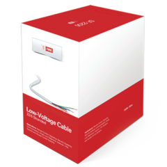 SFIRE Cable de Cobre Industrial, 6 conductores calibre 22 de color blanco, para aplicaciones de alarmas / Control de acceso / Automatización / Intercoms y TV porteros, Bobina de 152.5 Metros. MOD: SF2206/500