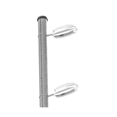 SFIRE Aislador Blanco para postes de esquina de alta Resistencia con Anti UV de uso en cercos eléctricos MOD: SFESQUINEROW