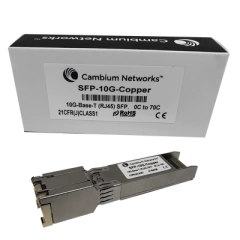 CAMBIUM NETWORKS Transceptor MiniGbic SFP, (RJ45) 10 Gbps Ethernet MOD: SFP-10G-COPPER