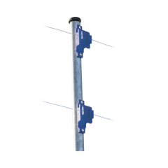 SFIRE Aislador de Paso colo Azul reforzado para cercos eléctricos, resistente al clima extremoso MOD: SFPASOB