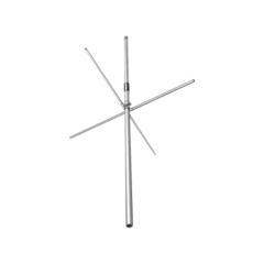 SINCLAIR Antena Omni en Banda Aérea con Plano de Tierra, 118-138 MHz, 2.5 dBd, Ajustable el Ancho de Banda desde 1.6-2.1 %, 250 Watt, N Macho. MOD: SG217-SF1SNM