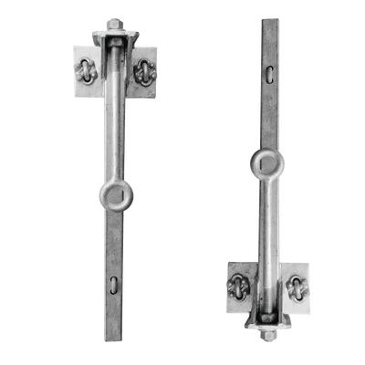 SYSCOM TOWERS Par de Herrajes para sujeción de línea de vida para STZ60G. MOD: SHE-LV60