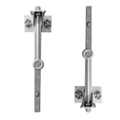 SYSCOM TOWERS Par de Herrajes para sujeción de línea de vida para STZ90G. MOD: SHE-LV90