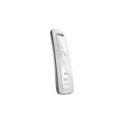 SOMFY Control remoto 2 canales para motores de persiana Somfy con señal inalámbrica, instrucciones: sube, baja y detener, con posición favorita programada. MOD: SITUO2RTSPURE