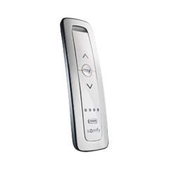 SOMFY Control remoto RTS 5 canales, Emite instrucciones: subir, bajar y detener, con posición favorita programada &laquo;my&raquo;. MOD: SITUO5RTSSILVER