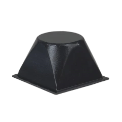 SYSCOM Base Cuadrada Cónica Negra de Poliuretano, 20.5 x 20.5 x 13 mm. MOD: SJ5514-0-ND