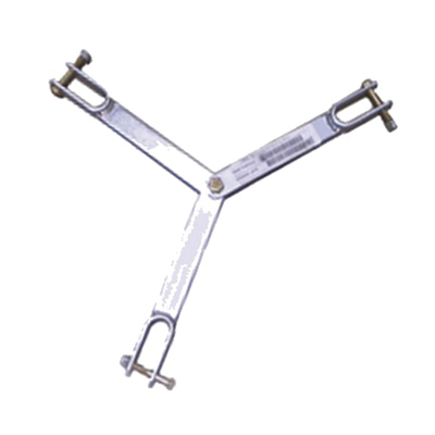 SYSCOM TOWERS Brida para sujeción de retenida compatible con tramos STZ90G, Galvanizado por Inmersión en Caliente. SJB-90G