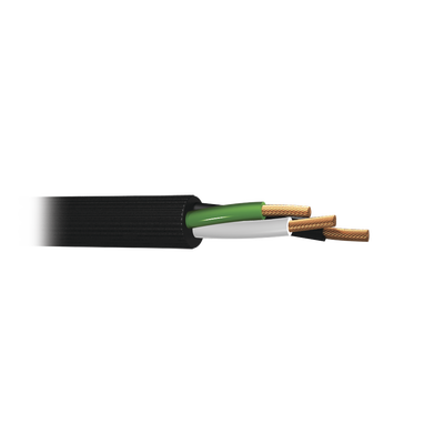 CONDUMEX Cable de Cobre de 3 hilos en calibre 10 AWG, con Forro para Uso Rudo. Rollo 100 m. MOD: SJT-3X10/100