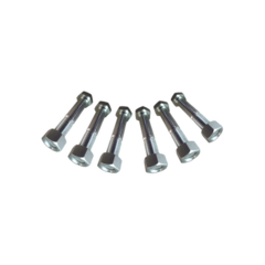 SYSCOM TOWERS Juego de 6 Tornillos y tuercas de acero inoxidable de 3/4” x 2 1/2. MOD: SJ-TR