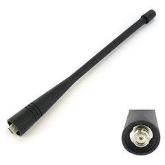 TXPRO Antena UHF Helicoidal, 450-512 MHz. Versión Mejorada, conector SMA Hembra, Para Radios TK-3402, NX-300, NX-320, TK-3000. MOD: SKRA15MV3