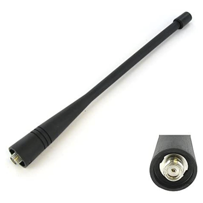 TXPRO Antena UHF Helicoidal, 450-512 MHz. Versión Mejorada, conector SMA Hembra, Para Radios TK-3402, NX-300, NX-320, TK-3000. MOD: SKRA15MV3