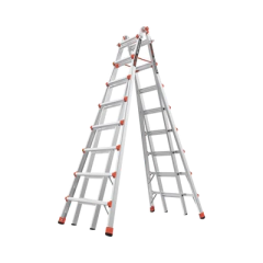 Little Giant Ladder Systems Escalera telescópica en "A" de 4.5 metros de aluminio. MOD: SKYCRAPER-15C