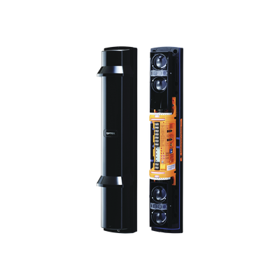 OPTEX Barrera fotoelectrica de 100 metros 4 rayos 4 canales doble modulación y control de potencia del rayo MOD: SL350QDP