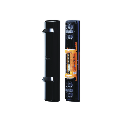 OPTEX Barrera fotoelectrica de 200 metros 4 rayos 4 canales doble modulación y control de potencia del rayo MOD: SL650QDP