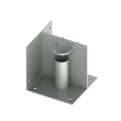 SYSCOM TOWERS Base de piso o esquina para mástil de 2" MOD: SLM-BA-2G
