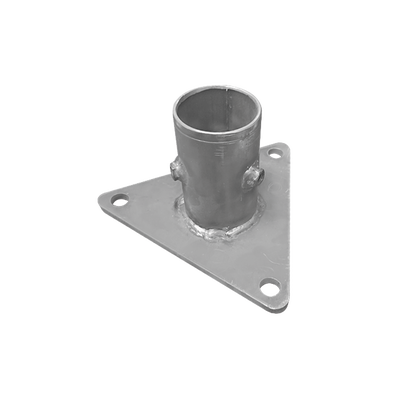 SYSCOM TOWERS Base Triangular para Mástil de 1" a 2" con Opresores. Galvanizado por Inmersión en Caliente. MOD: SLM-BA-5G