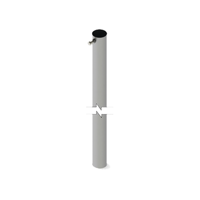 SYSCOM TOWERS Sección 1 de Mástil Ligero Telescópico, 3 metros altura, 1-3/4" de Diámetro. MOD: SLM-S4G