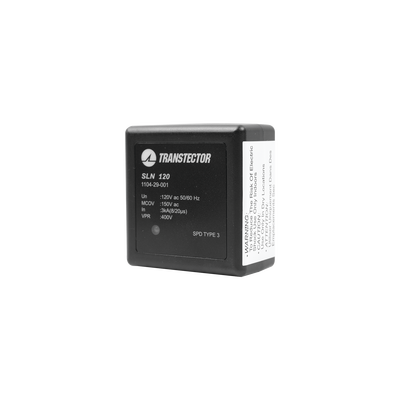 TRANSTECTOR Protector Contra Descargas Eléctricas Para 120 Vac de Clavija 5-15R Convencional de Tecnología SASD Diodo Avalancha de Silicio MOD: SLN-120