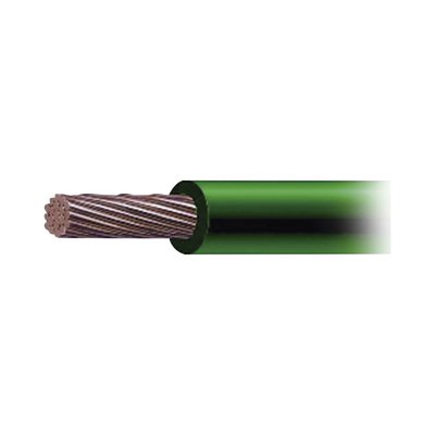 INDIANA Cable de Cobre Recubierto THW-LS Calibre 4 AWG 19 Hilos Color Verde (500 Metros) MOD: SLY-287-GRN/500