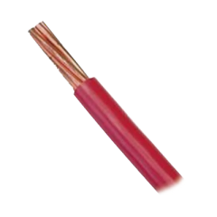 INDIANA Cable Eléctrico de Cobre Recubierto THW-LS Calibre 4 AWG 19 Hilos Color Rojo (100 metros) MOD: SLY-287-RED/100