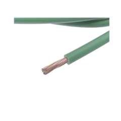 INDIANA ( SLLU08 )Cable Eléctrico de Cobre Recubierto THW-LS Calibre 12 AWG 19 Hilos Color Verde (Venta por Metro) MOD: SLY308GRN