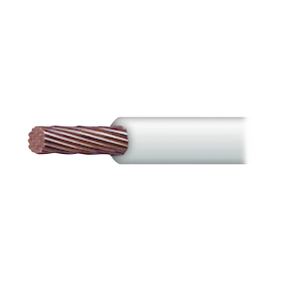 INDIANA Cable Eléctrico de Cobre Recubierto THW-LS Calibre 12 AWG 19 Hilos Color Blanco (100 metros) MOD: SLY-308-WHT/100