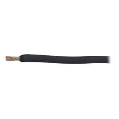 INDIANA Cable de Cobre Recubierto THW-LS Calibre 1/0 AWG 19 Hilos Color Negro (Retazo de 15 metros) MOD: SLY343BLK*15MTS