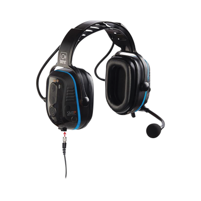 SENSEAR Audífonos inteligentes tipo diadema de uso rudo con filtrado de ruido, con bluetooth, comunicación de corto alcance, IS para radios de 2 vías Digitales y Análogos MOD: SM1PBIS02