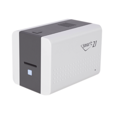 IDP Impresora de Tarjetas Semi- automática SMART21 / Ingreso de Tarjetas Manual/Incluye Ribbon, Software y 100 Tarjetas PVC MOD: SMART21SK