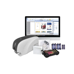 IDP Kit Impresora de tarjetas PVC/ Una Cara /incluye: 2 x Ribbons, 100 Tarjetas PVC, Software, Kit Limpieza, Garantia 3 Años, Mascara de Seguridad OV MOD: SMART31-SK