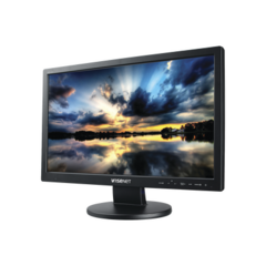 Hanwha Techwin Wisenet Monitor Profesional FULL HD LED de 22" con cristal templado ideal para Videovigilancia / Uso 24/7 / Resolución 1920x1080 / Entradas de video HDMI, VGA y BNC. MOD: SMT-2233