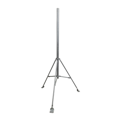 SYSCOM TOWERS Tripie de con tubo de 2" para alcanzar 3 metros. Acero Galvanizado en Caliente. MOD: SM-TR3