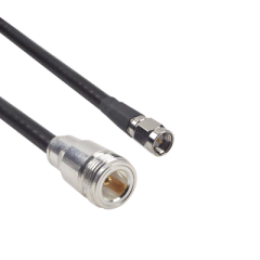 EPCOM INDUSTRIAL Cable LMR-240UF (Ultra Flex) de 60 cm con conectores N Hembra y SMA Macho. MOD: SNH-240UF-SMA-60