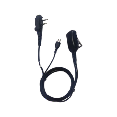 PRYME Micrófono audífono de 1 cable de fibra trenzada con sistema SNAP para radios Icom IC-F4003/4013/2000/4021/4031/4210/4230/IC-F14/3021/3013/3103/3003/1000/2000/S/T (con tornillos) MOD: SNP-1W-30S-BF