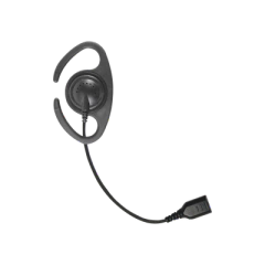 PRYME ​Auriculares de gancho en forma de "C" con cable de fibra trenzada y conector SNAP. Requiere micrófono de solapa de 1 o 2 hilos de la Serie SNAP. MOD: SNP-CR