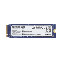 SYNOLOGY SSD 400GB NVMe M.2 2280, diseñada para Synology NAS con ranuras M.2 integradas MOD: SNV3400400G