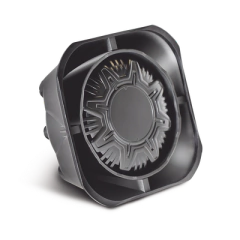 SIGNALPRO Bocina Compacta de uso rudo, 100 Watts de Potencia, Ideal para vehículos de encubierto, 11 Ohms de Impedancia SP100