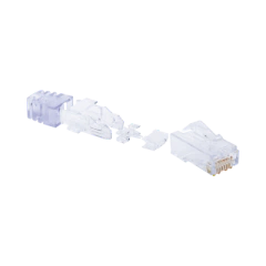 PANDUIT Plug RJ45 Cat6, Para Cable UTP de Calibre 23-24 AWG, Chapado en Oro de 50 micras, Paquete de 100 piezas MOD: SP688-C