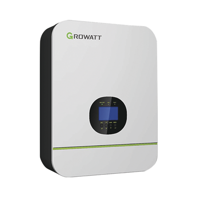 GROWATT Inversor Cargador 3kW Compatible con Baterías de Litio, Monitoreo Remoto y Sincronización para Mayor Potencia, Operación 48Vcc MOD: SPF3000TLLVM48P