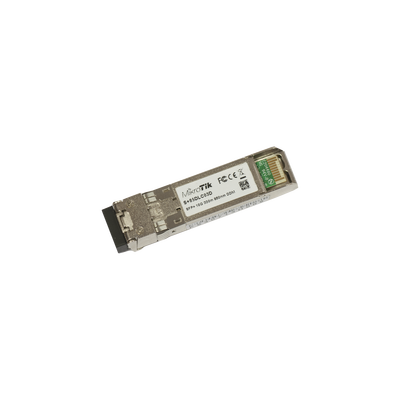 MIKROTIK Transceptor MiniGbic SFP+ 10G LC Duplex para fibra Multi Modo 300mts MOD: S+85DLC03D