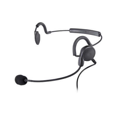 PRYME DIADEMA POR DETRÁS DE LA CABEZA CON BOMM FLEXIBLE P/ MOTOROLA GP-300/ SP-50/ P1225/ PRO-3150/ MAG-ONE/ EP-450/ EP-350/ RDU-2020. HYT TC-500/ 518/ 600/ 610/ 700/ 620/ 1600/ 700EX. MOD: SPM-1403