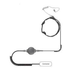 PRYME Micrófono de garganta de uso rudo para KENWOOD Serie G/ 3230/ 2102G/ 2202L/ 2212L/ 2170/ 2360/ 2302/ 2312/ 2000/ 2402/ NX-220/ 320/ NX-240/ 340/ TKD-240/ 340. MOD: SPM-1501