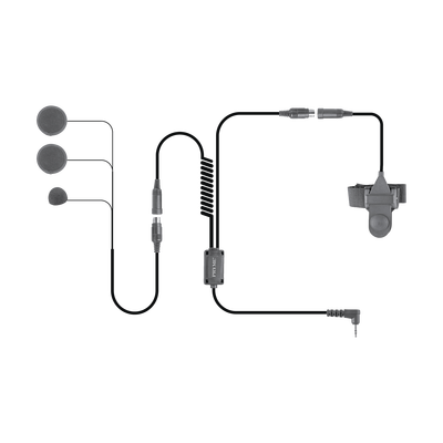 PRYME Micrófono para casco cerrado para radios ICOM IC-F3103 MOD: SPM-800F